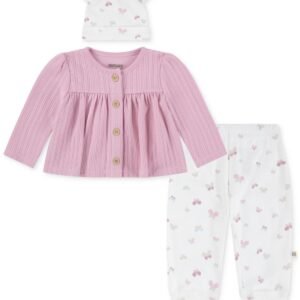 Huggies Baby Girls Cotton Cardigan, Pa Pink 0-3M