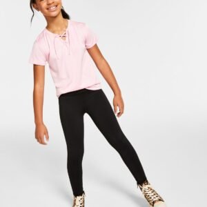 ID Ideology Big Girl Core Stretch Leggings Rose Shadow