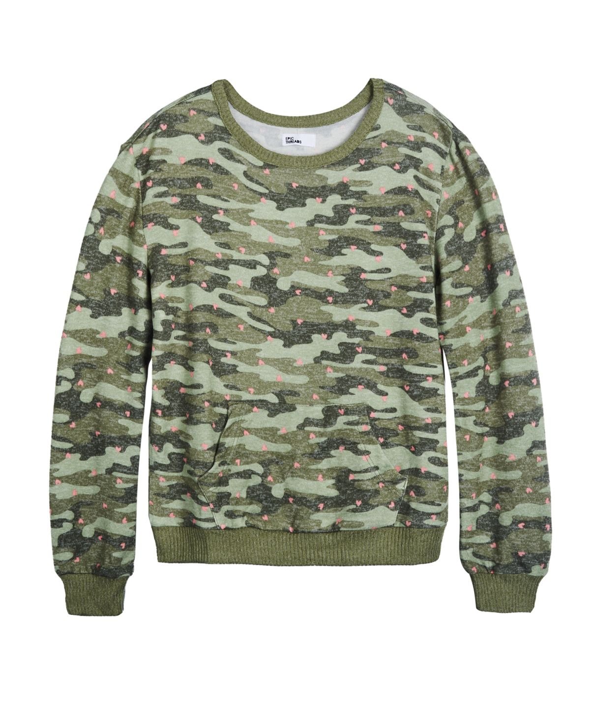 Epic Threads Epic Threads Big Girls Long Sl Hillside Green M 810