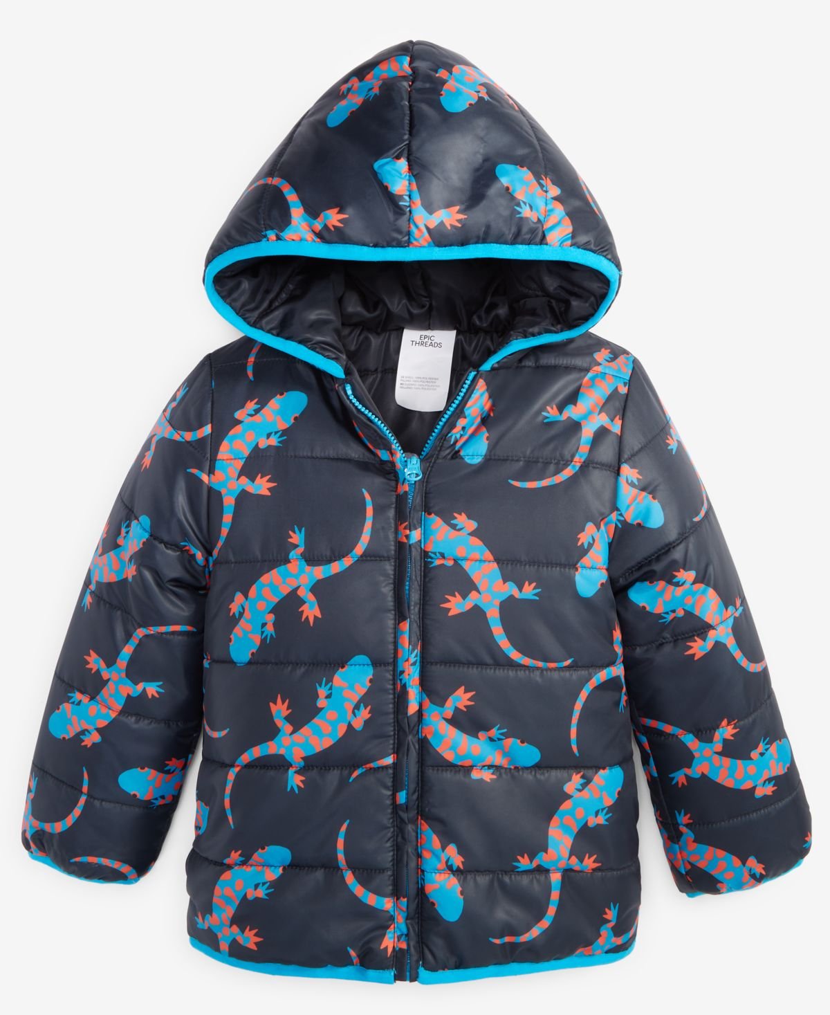 Epic Threads Toddler Boys Gecko Print Rever Deep Black