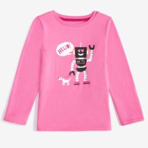 Epic Threads Toddler Girls Robot-Graphic Lo Bright Peo