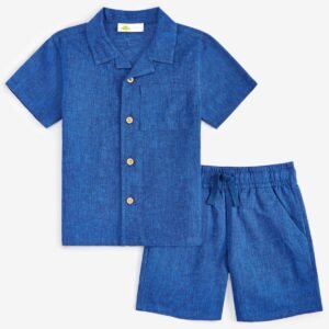 Epic Threads Toddler Boys Two-Tone Button-D Travertine