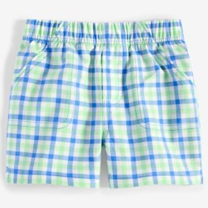 First Impressions Baby Boys Outdoor Check Twill Angel Whit