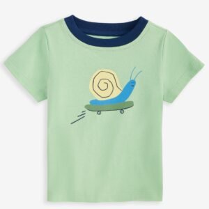 First Impressions Baby Boys Skate Snail Graphic Lime Scent