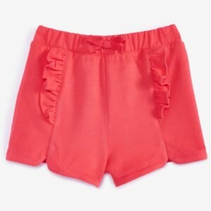First Impressions Baby Girls Ruffled French Terr Dry Cherry