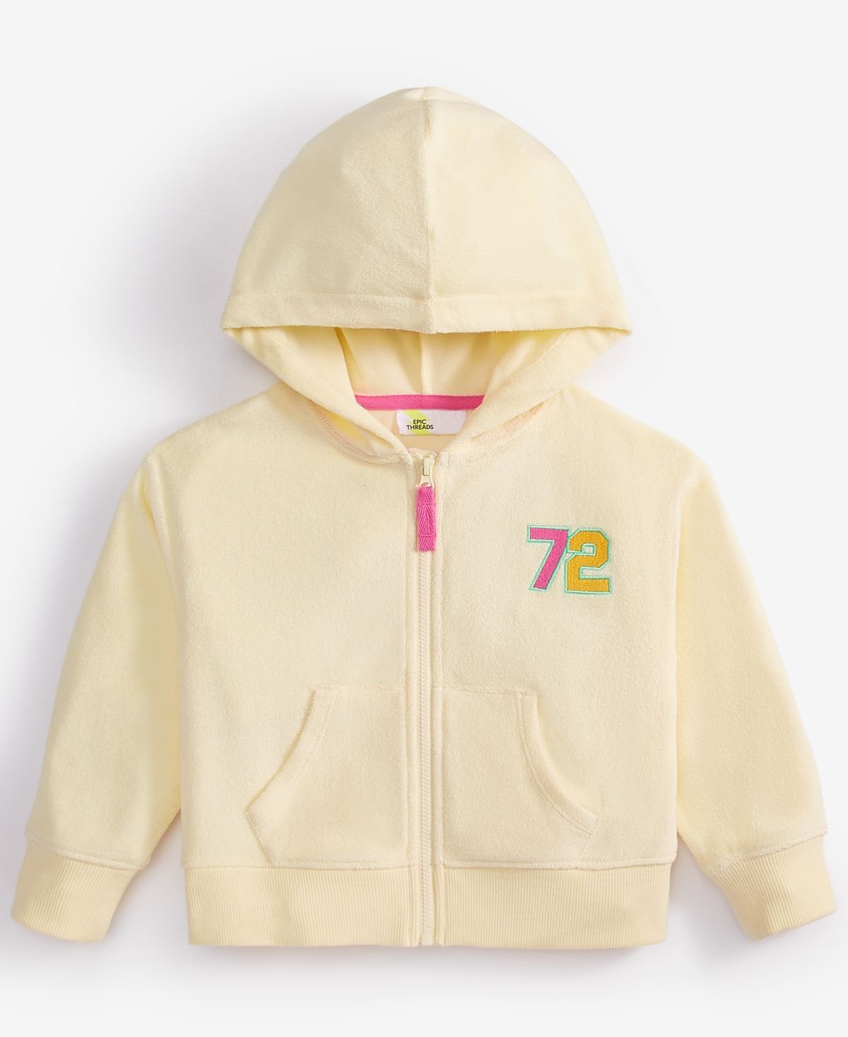 Epic Threads Toddler Girl Beach Expert Zip- Manila