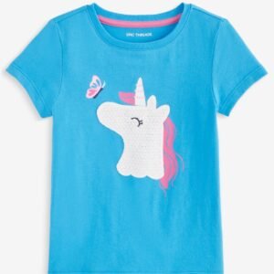Epic Threads Toddler Girl Unicorn T-Shirt Blue Parad