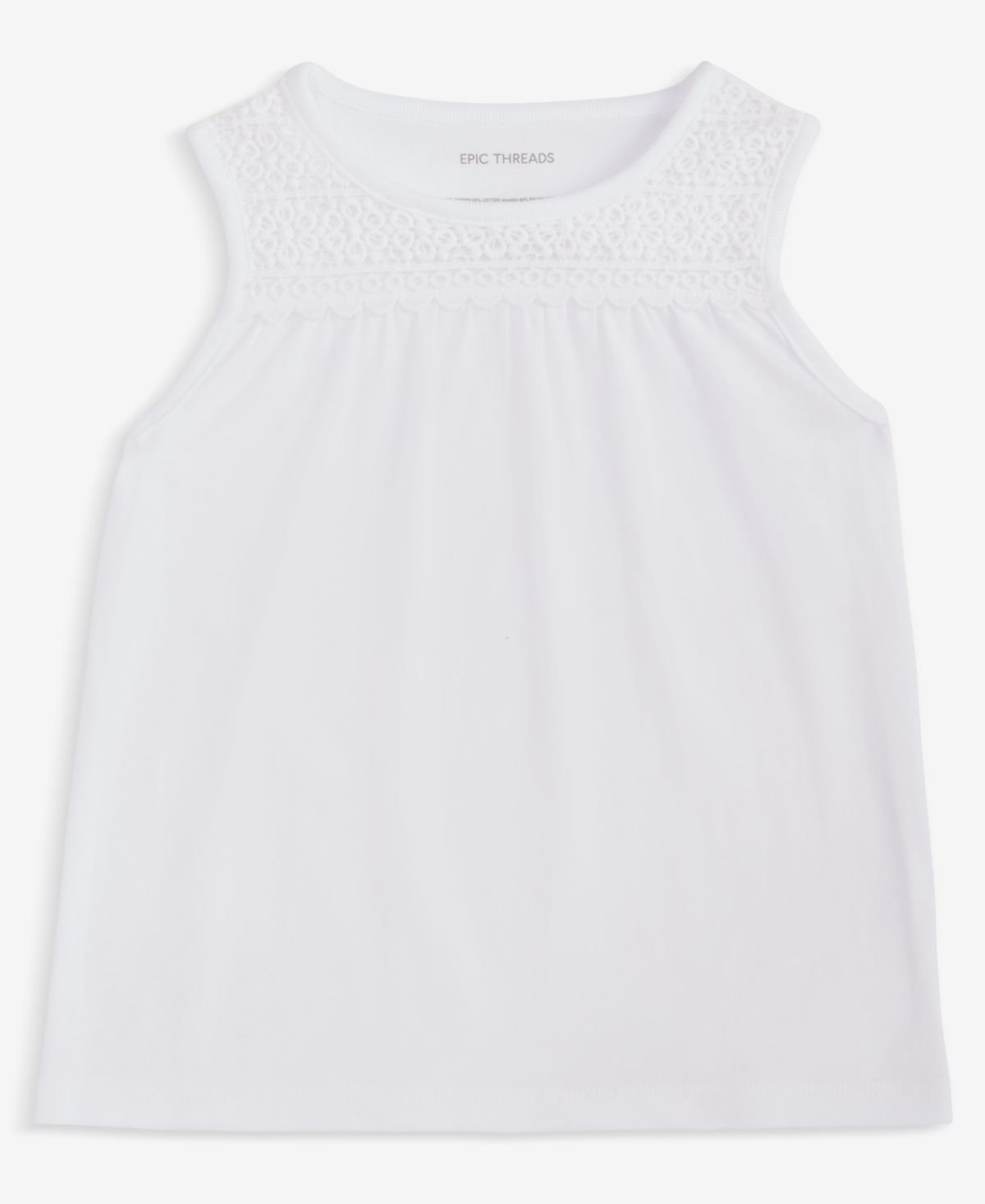 Epic Threads Toddler Girls Crochet Tank Top Bright Peo