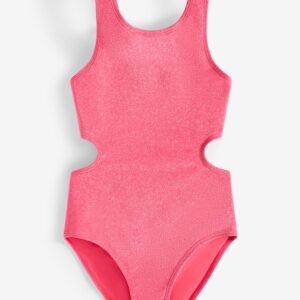 Epic Threads Big Girls Glitter One-Piece Sw Razzle Pink
