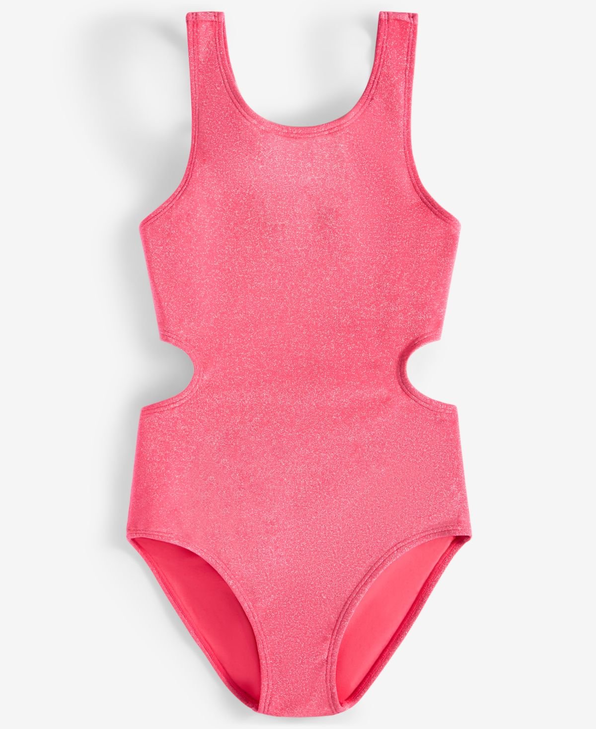 Epic Threads Big Girls Glitter One-Piece Sw Razzle Pink
