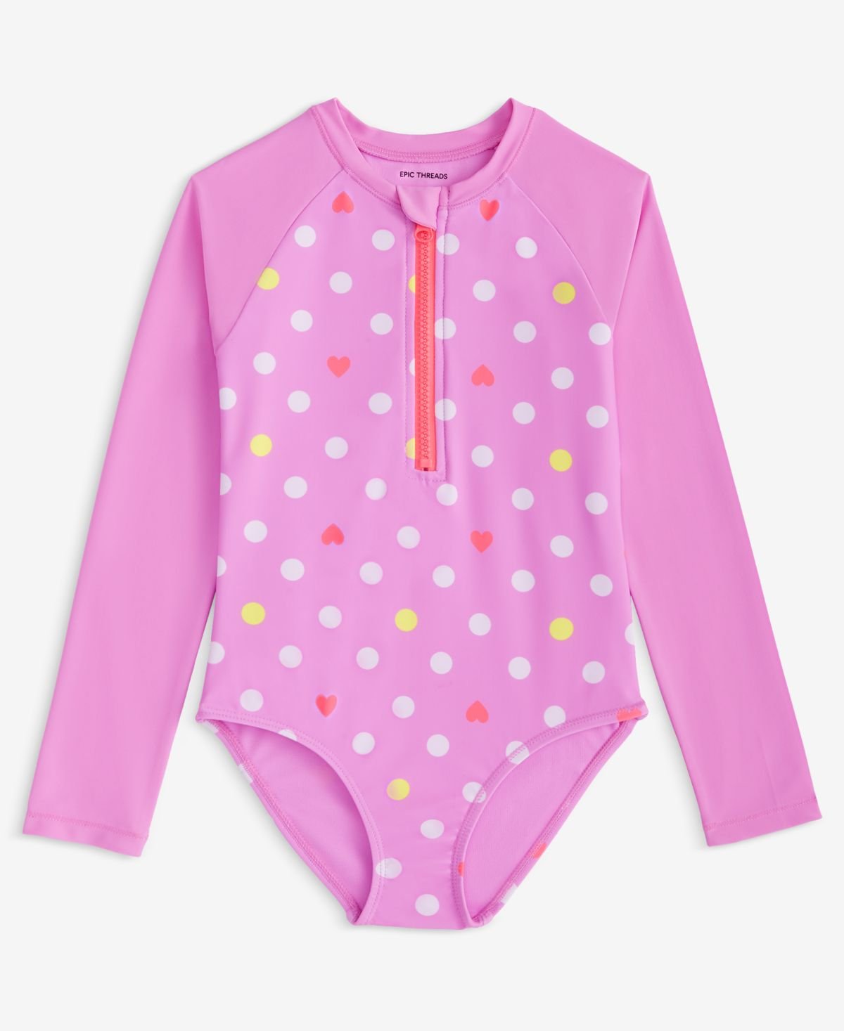 Epic Threads Little Girls Playful Heart Dot Blooming Lilac