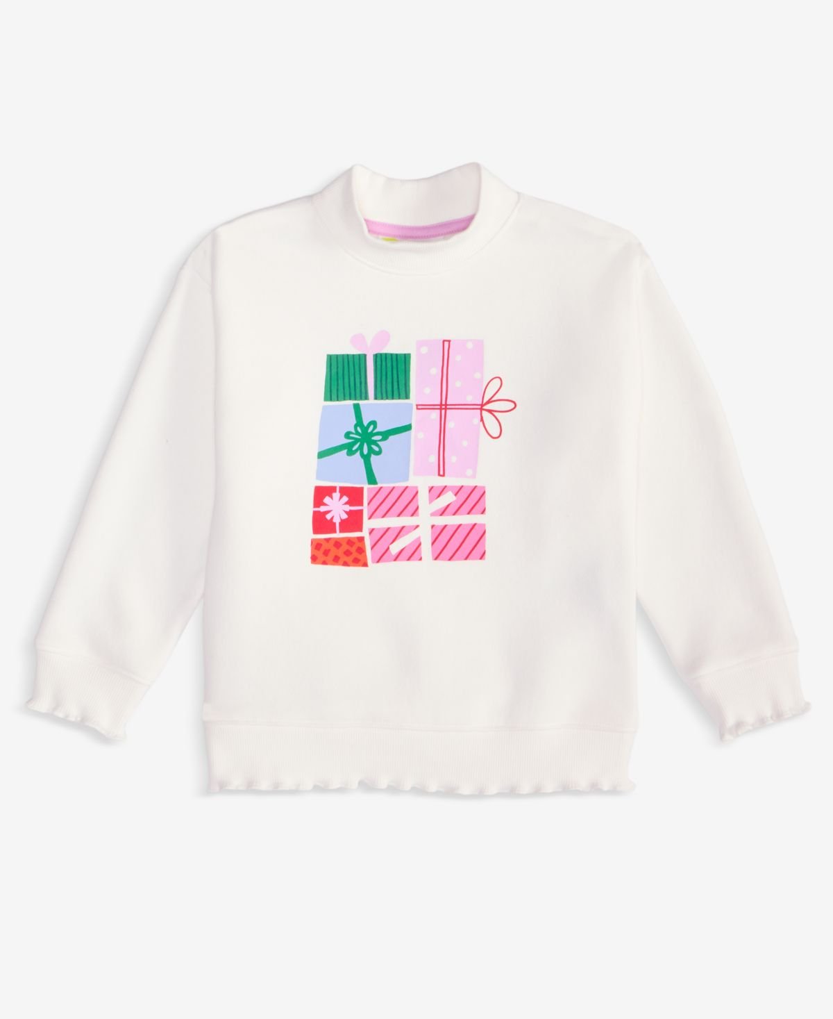 Epic Threads Girls Toddler 2T-4T Present Mo Angel White