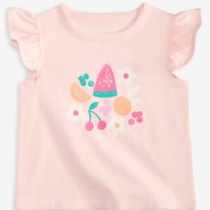 First Impressions Baby Girls Fruit Flower Graphi Beloved Pink