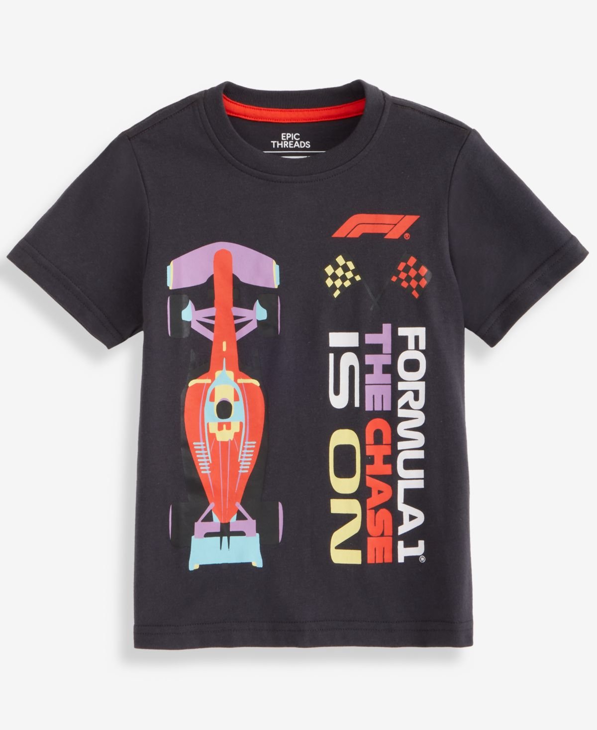 Epic Threads Toddler Boys Race Car Graphic Gray Jewel