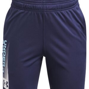 Under Armour Big Boys Tech Wordmark Shorts Blackhorizon Blue