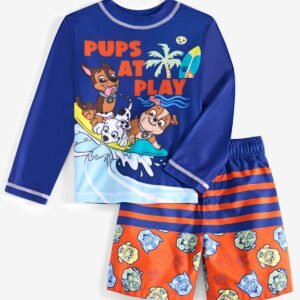Paw Patrol Toddler Boys Rash Guard Swim Blue
