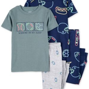 Carters Toddler Boys Sports Cotton Paj GreenBlue