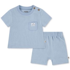 Huggies Baby Crepe Knit Jersey T-Shirt Periwinkle