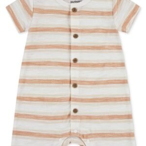 Huggies Baby Boys Cotton Striped Rompe Bronze 0-3M