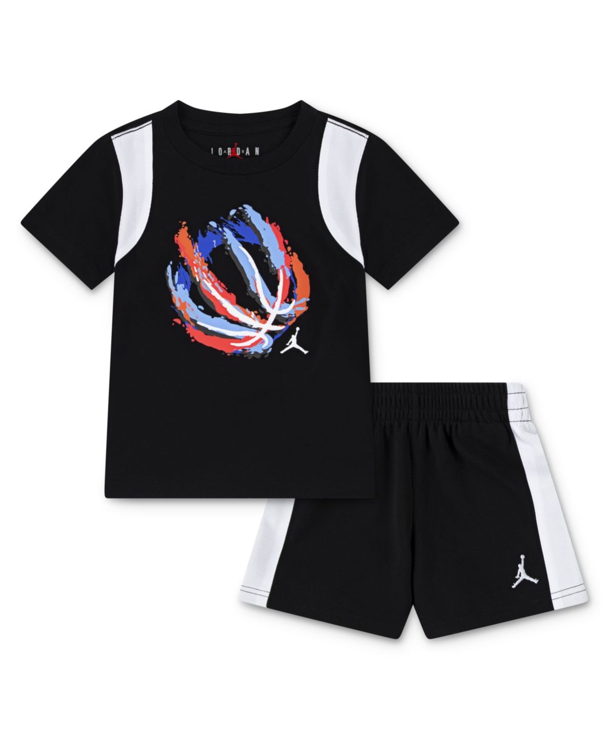 Jordan Toddler Boys 2-Piece Ba Black