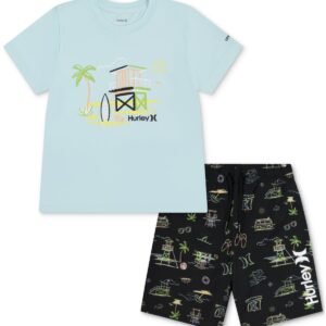 Hurley Toddler Boys Lifeguard Swim To Black