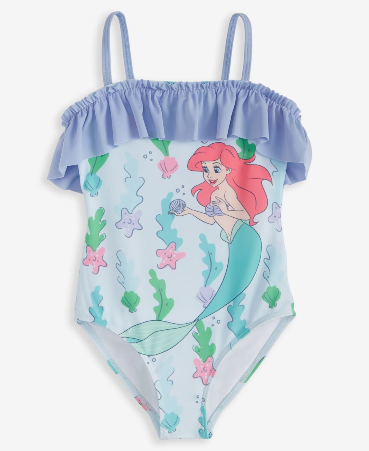 Dreamwave Little Girls Ariel One-Piece S White