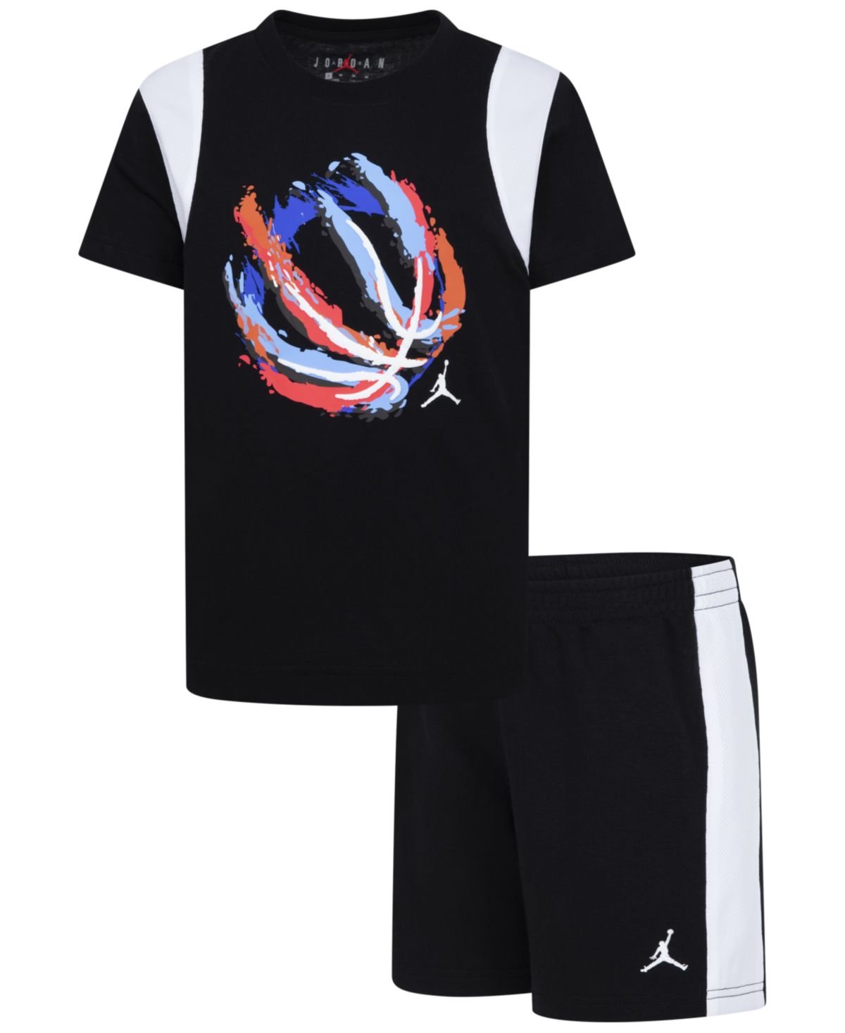 Jordan Little Boys 2-Piece Bal Black