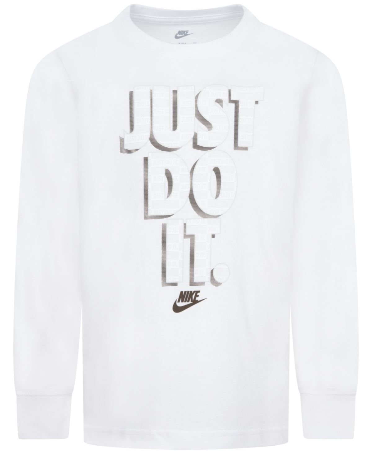 Nike Little Boys Long-Sleeve Just D C87grey He