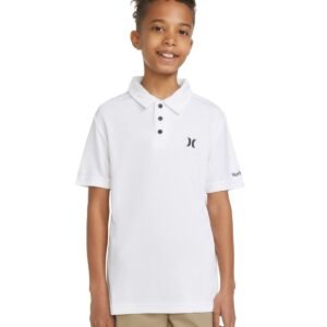 Hurley Big Boys H20-DRI Belmont Polo White