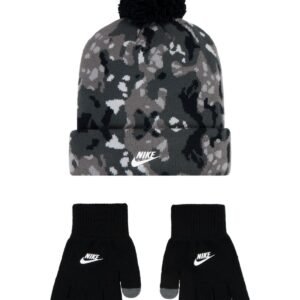 Nike Big Kids Printed Peak Bea Black 8-20