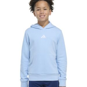adidas Big Boys Long-Sleeve Essential Blue