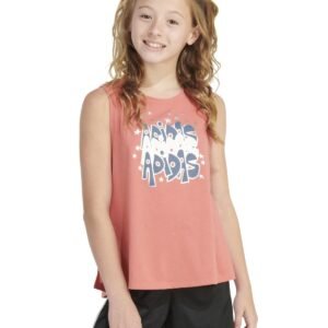 adidas Big Girls Sleeveless Cotton Lo Halo Mint M 1012