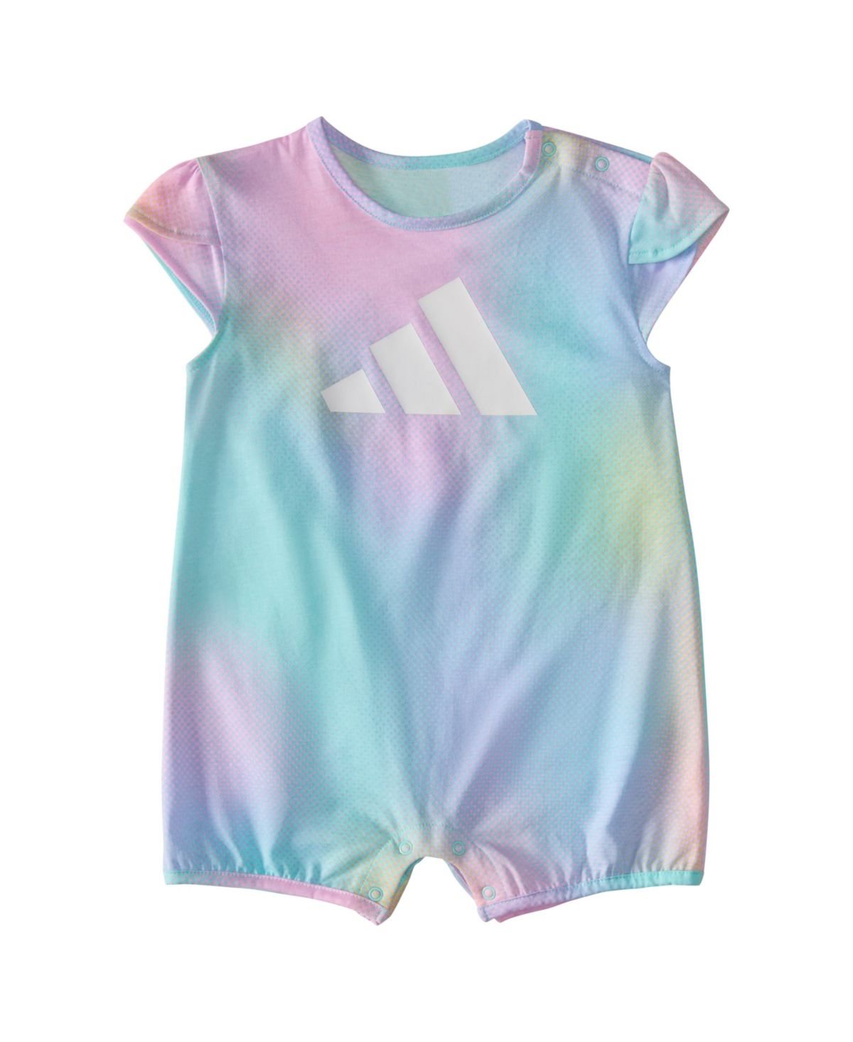 adidas Baby Girls Short Sleeve Semi flash aqua