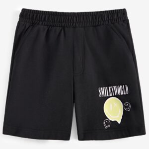 Grayson Threads Kids, The Labe Smiley Shorts Black