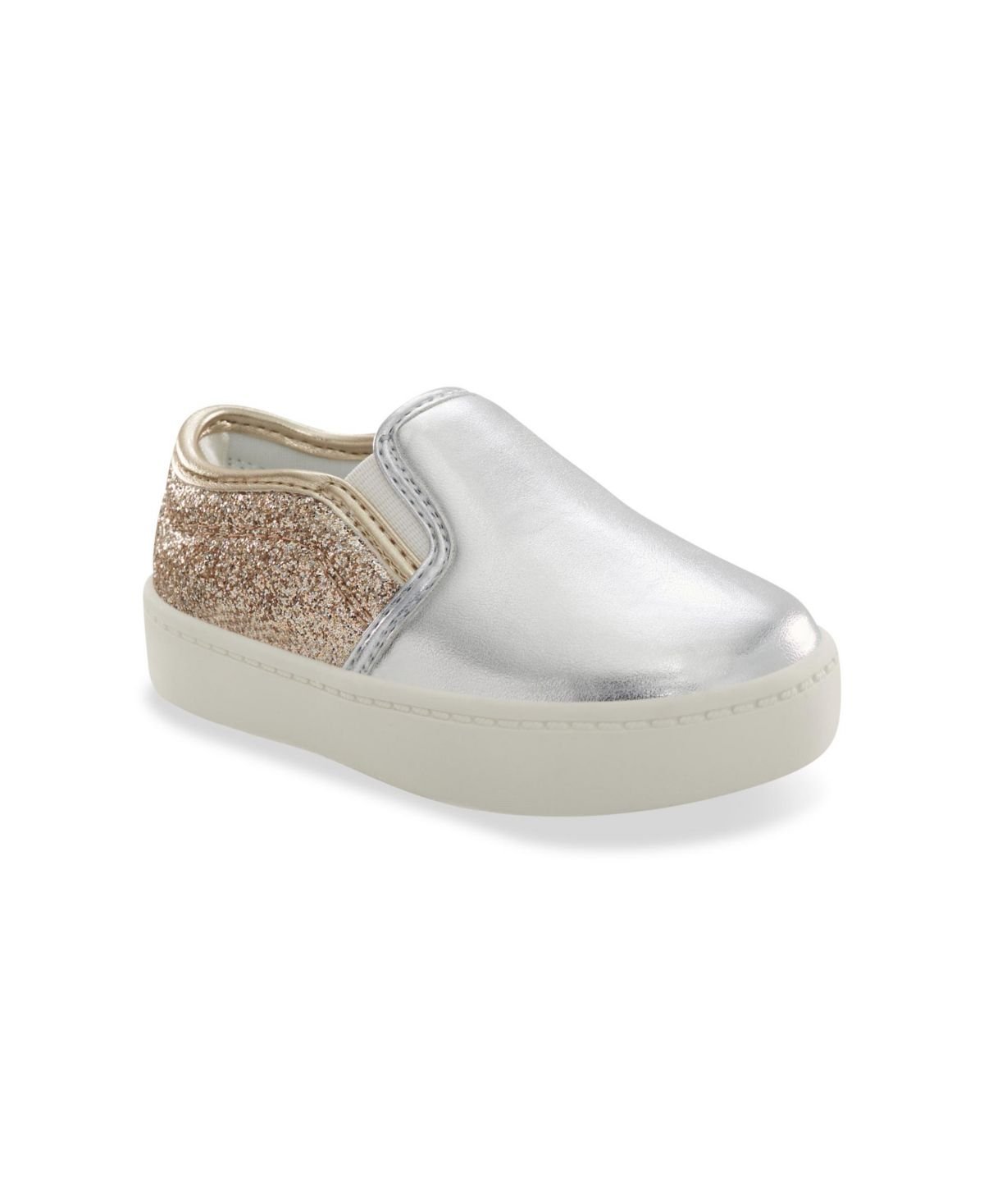 Carters Toddler Girls Nettie Silver gold 6 Toddler
