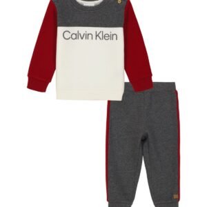 Calvin Klein Calvin Klein Baby Boy Colorblo Antique WhiteRed DahliaSteal