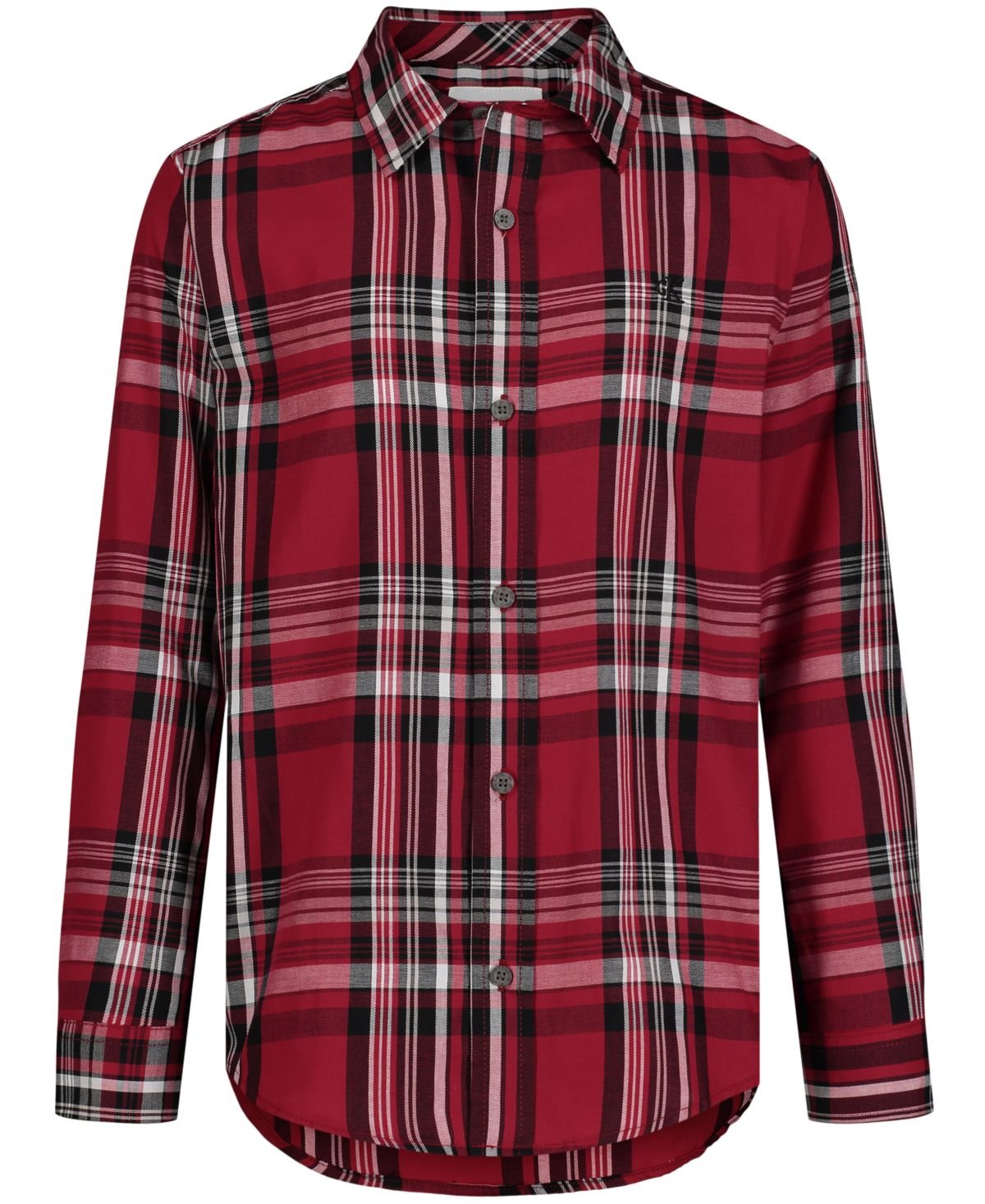 Calvin Klein Calvin Klein Big Boys Red Plai Red Dahlia M 1012