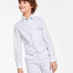 Calvin Klein Big Boys Stretch Ocean Sharksk Light Blue L 1416