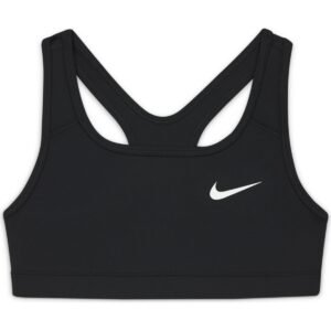 Nike Girls Swoosh Sports Bra Black L 1416