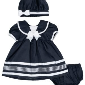 Rare Editions Rare Editions Baby Girl Sailor Navy