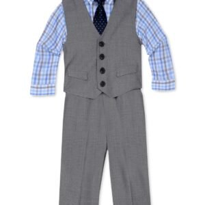 Nautica Baby Boys Sharkskin Su Light Gray