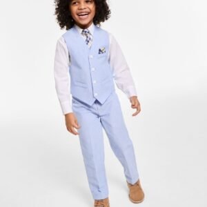 Nautica Toddler Little Boys Vest, Pl Light Blue