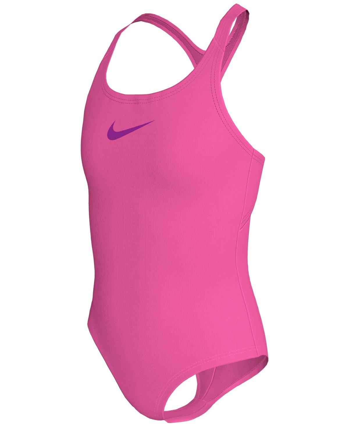 Nike Big Girls Racerback One-Piece Black