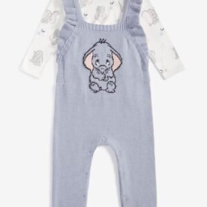 Disney Baby Girls Dumbo Knit Shirt Blue