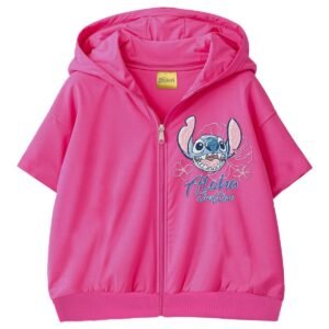 Disney Big Girls Stitch Short Pink