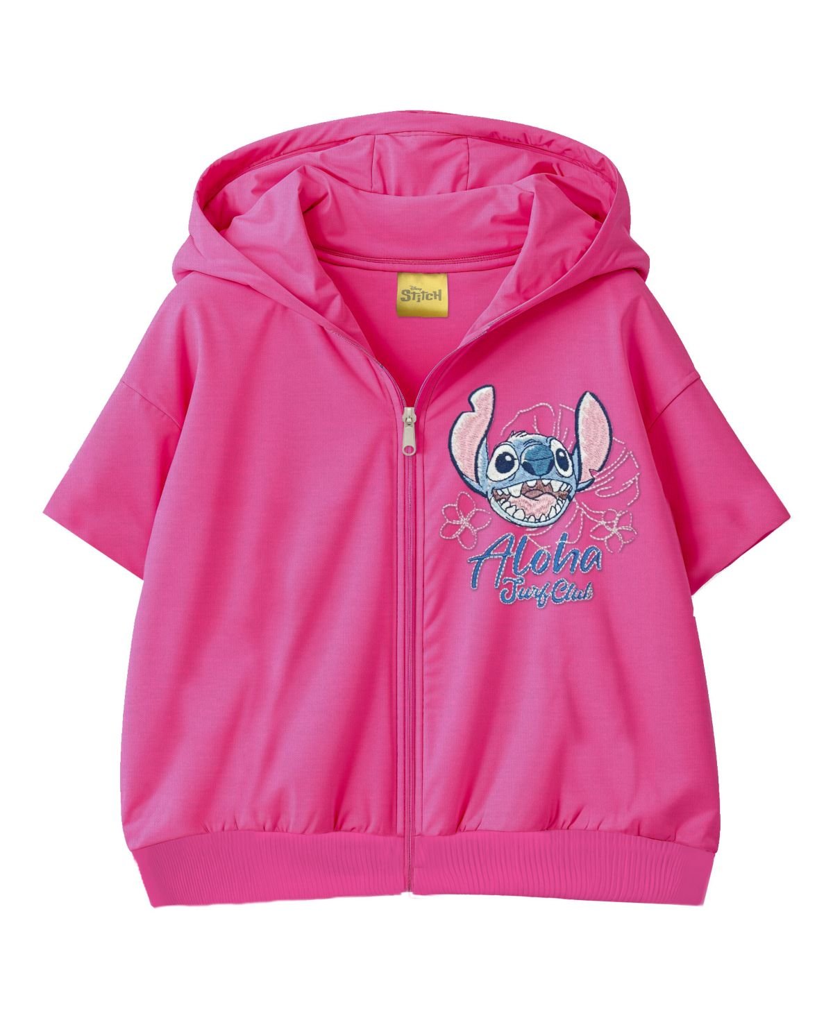 Disney Big Girls Stitch Short Pink