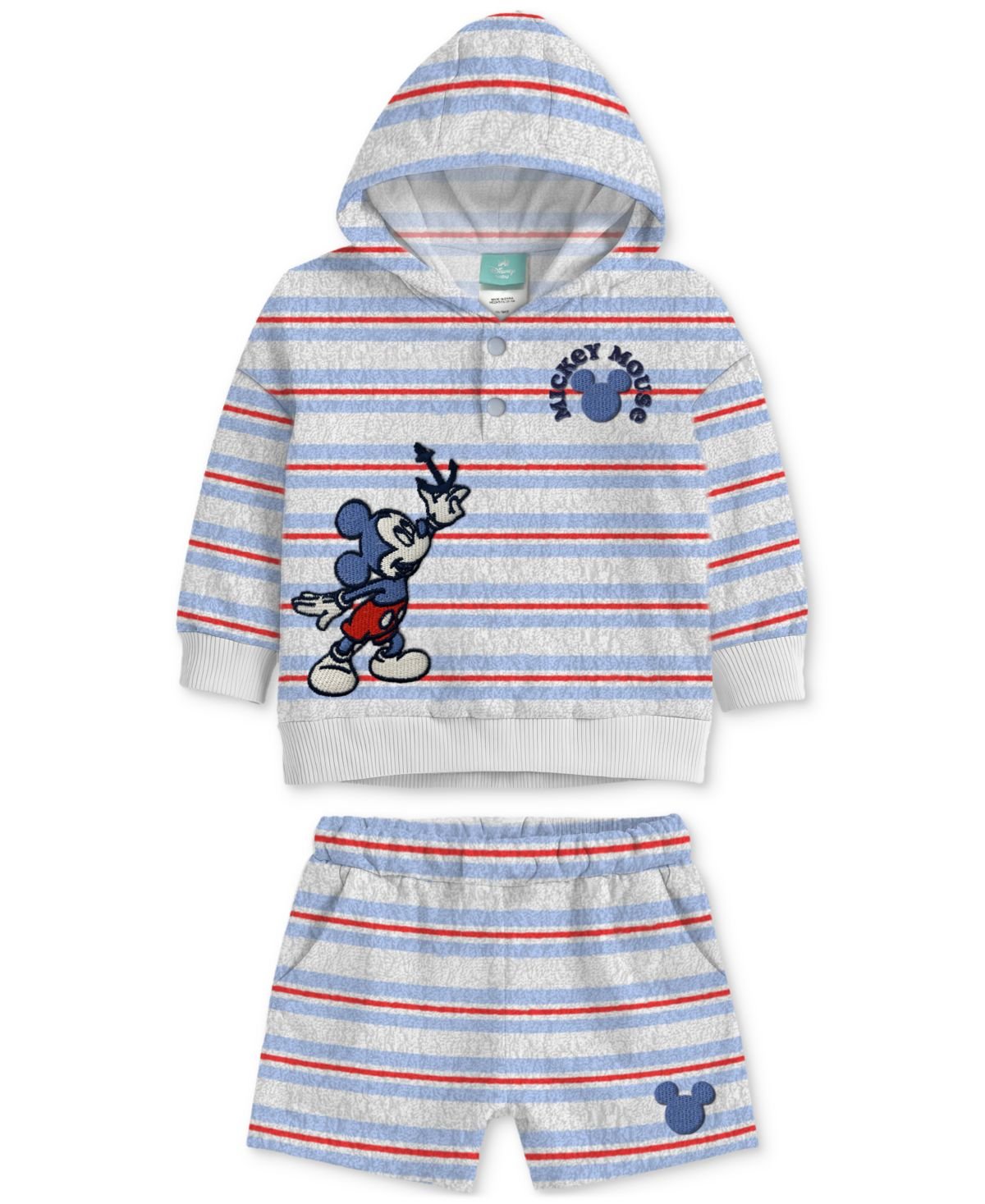 Disney Baby Boys 2-Pc. Mickey Mouse S Blue