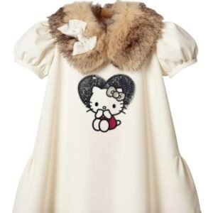 Hello Kitty Girls Hello Kitty Round Neck D Off White
