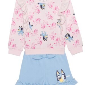 Bluey Toddler and Little Girls Light pink