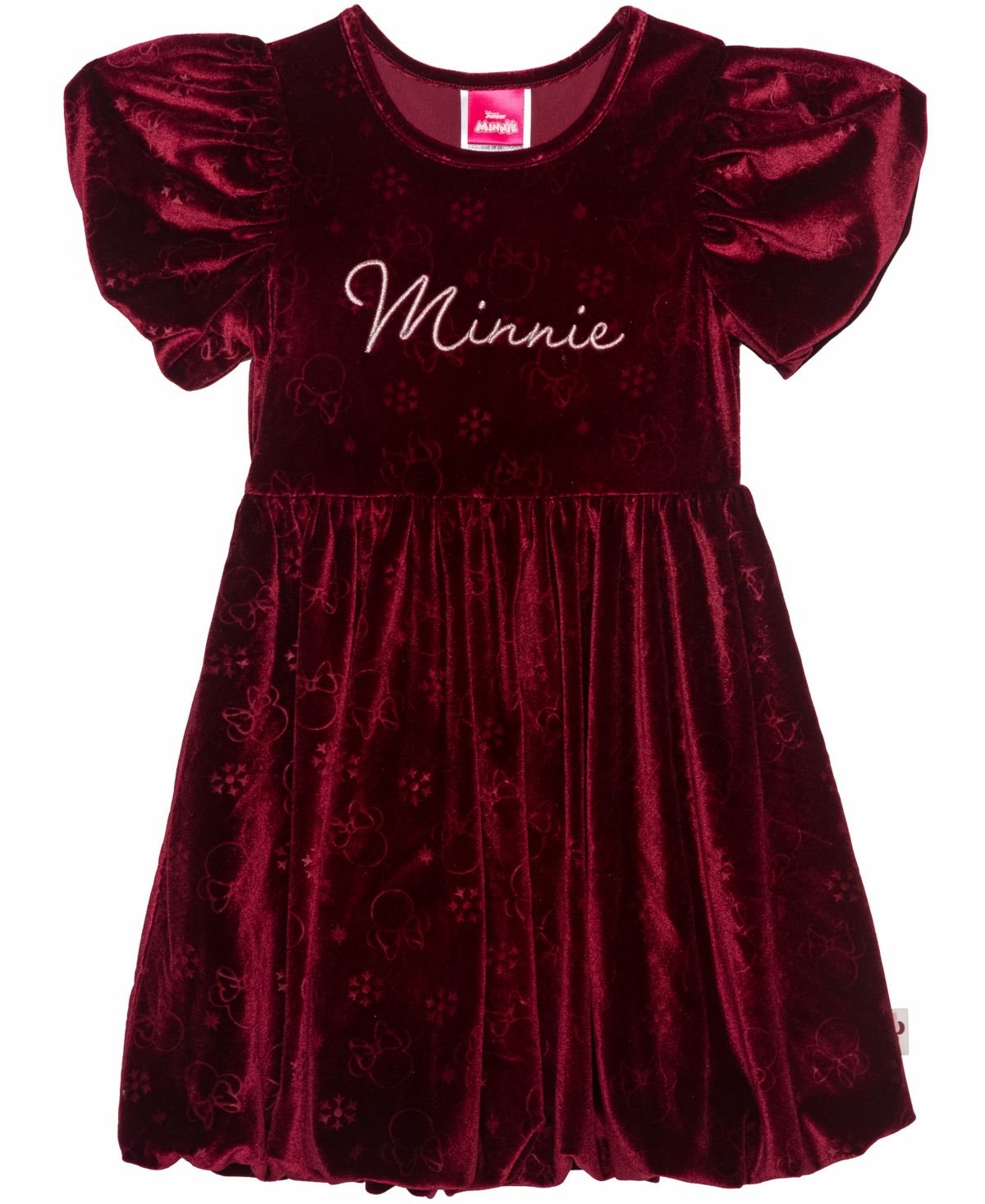 Disney Girls 2T-6X Minnie Mouse Short Burgundy
